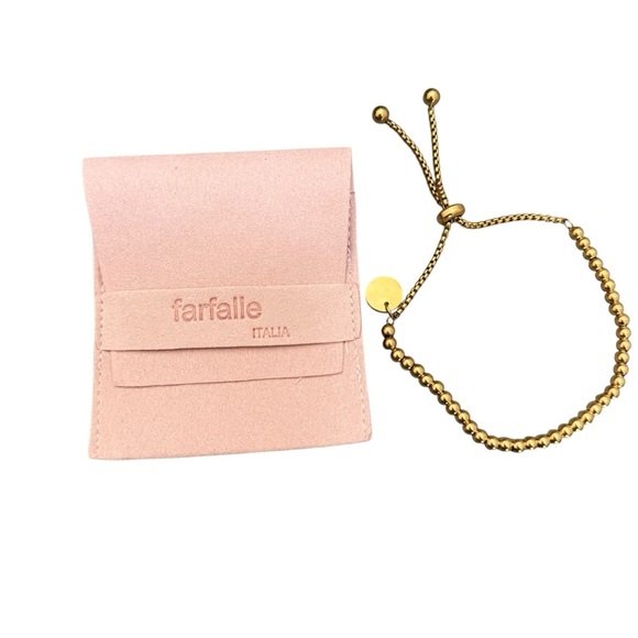 NWT Elegant Gold Beaded Bracelet - Picture 2 of 4